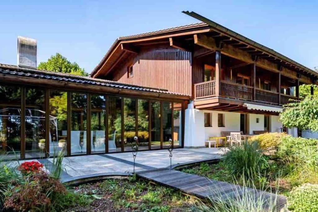 פלדקירכן-וסטרהאם Whole Villa Munich, Alps View, Quiet And Spacious מראה חיצוני תמונה